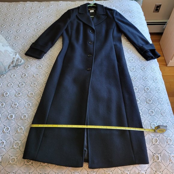 100% Wool Winter Coat | Like New | Petite Size 6 | Black | MetroStyle - Picture 12 of 13